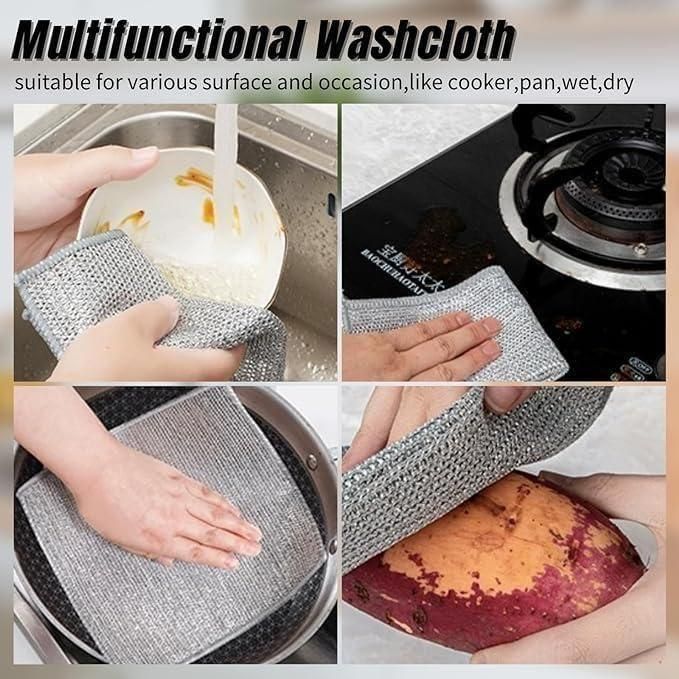 Non Scratch Wire Dish Cloth (Pack of 10)