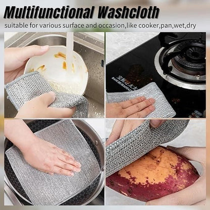 Non Scratch Wire Dish Cloth (Pack of 10)