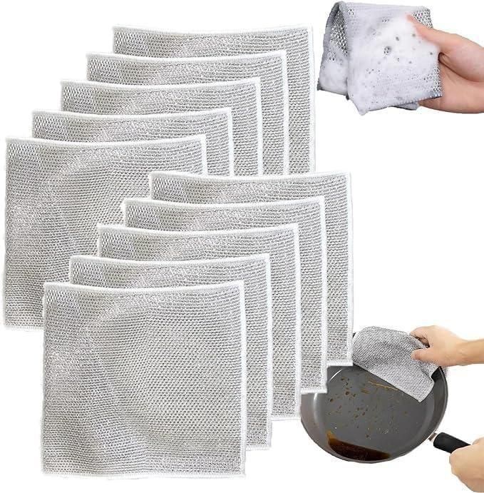 Non Scratch Wire Dish Cloth (Pack of 10)